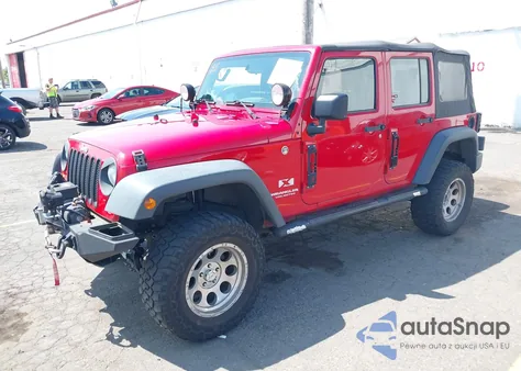 2008 Jeep Wrangler Unlimited X from USA, damaged, VIN 1J4GA391X8L507744